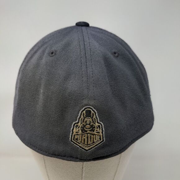 Purdue Boilermakers Fitted Hat Gray OSFA Embroidered Logo Top of the World NCAA - Picture 5 of 9